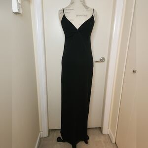 Talula Aritzia black jersey maxi dress